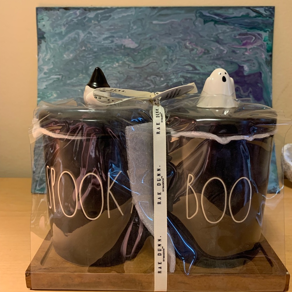 Rae Dunn Halloween Canisters
